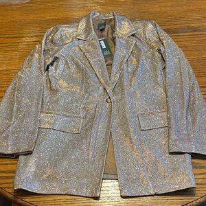 Wild Fable Glitter Metallic Blazer